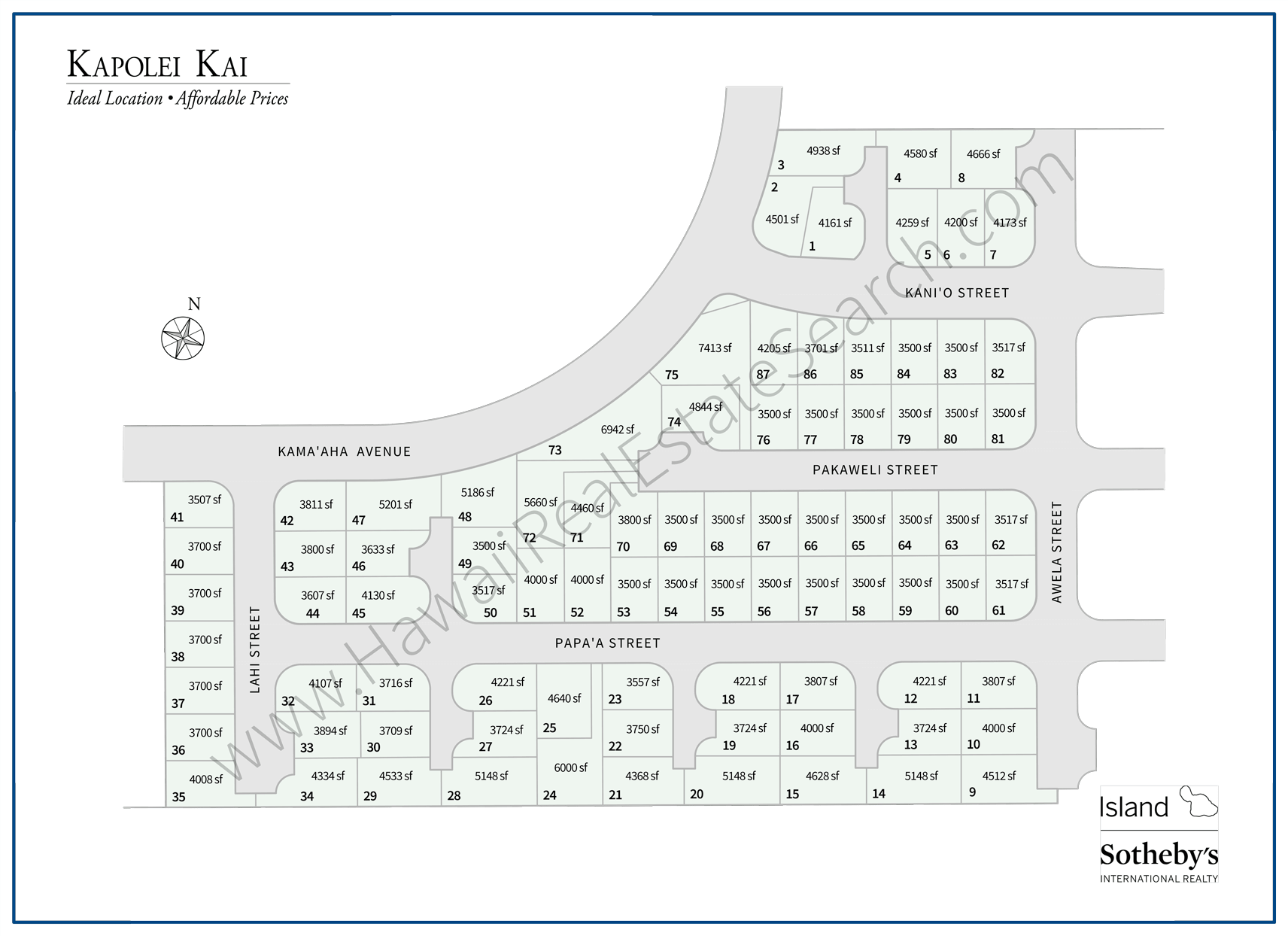 Kapolei Kai Map